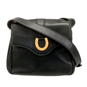 Vintage Gucci Black Leather Crossbody Bag – Timeless Elegance